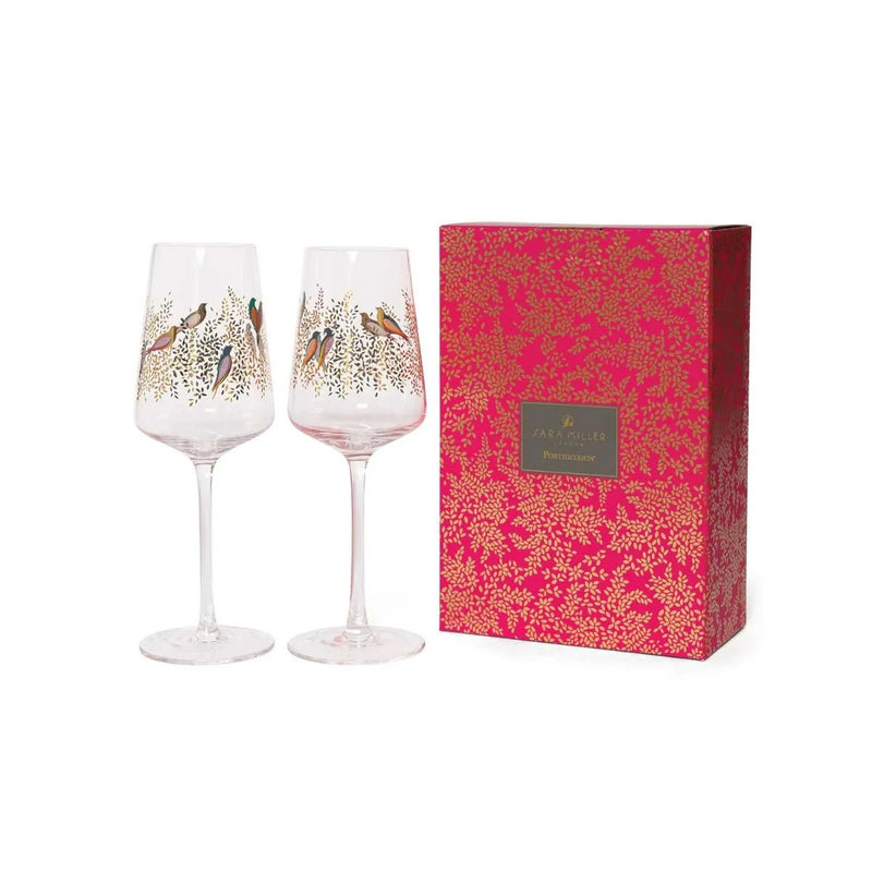 Sara Miller - Chelsea - Wine Glasses (Set of 2) | 15 oz / 443 mL Home & Kitchen