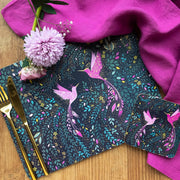 Sara Miller - India Collection - Hummingbird Paradise - Coasters (Set of 4) | 4 x 4 in / 10 x 10 cm Home & Kitchen