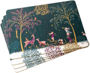 Sara Miller - Woodland Tales - Deer & Robin Placemats (Set of 4) | 15.7 x 11.7 in / 40 x 30 cm Home & Kitchen