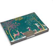 Sara Miller - Woodland Tales - Deer & Robin Placemats (Set of 4) | 15.7 x 11.7 in / 40 x 30 cm Home & Kitchen