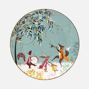 Sara Miller - Woodland Tales - Set of 4 Assorted Cake Plates | 8 in / 20 cm