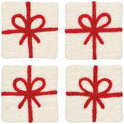 Danica - Presents Christmas Felt Wool Coaster Set of 4