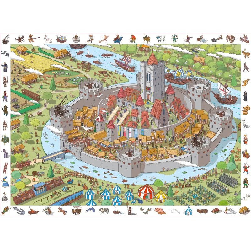 Sentosphere - PZ100: SEARCH & FIND - THE CASTLE FORTRESS Games & Toys