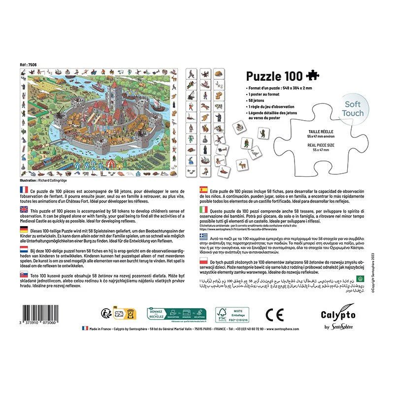 Sentosphere - PZ100: SEARCH & FIND - THE CASTLE FORTRESS Games & Toys