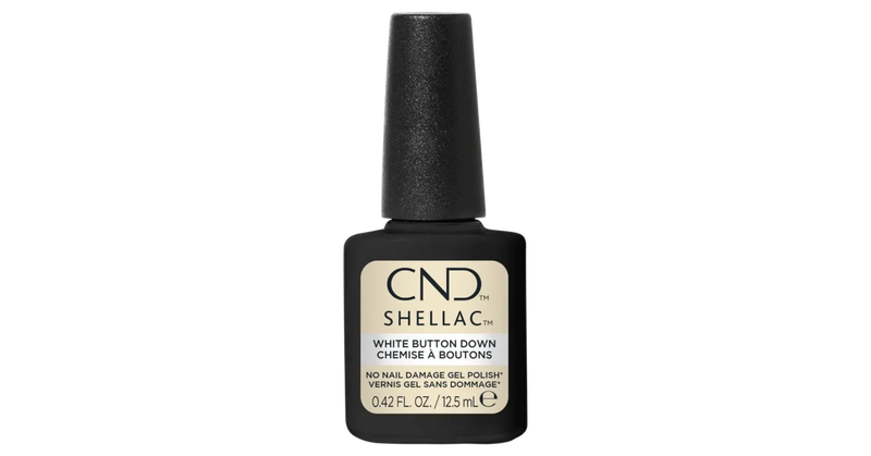 CND - SHELLAC Gel Polish - White Button Down | 0.42 fl oz / 12.5 mL