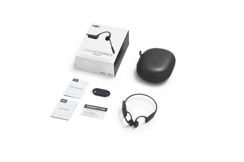 Shokz - OpenComm2 2025 Black Bluetooth Stereo Headset - SHO - C120 - AN - BK - CA - 326 Electronics