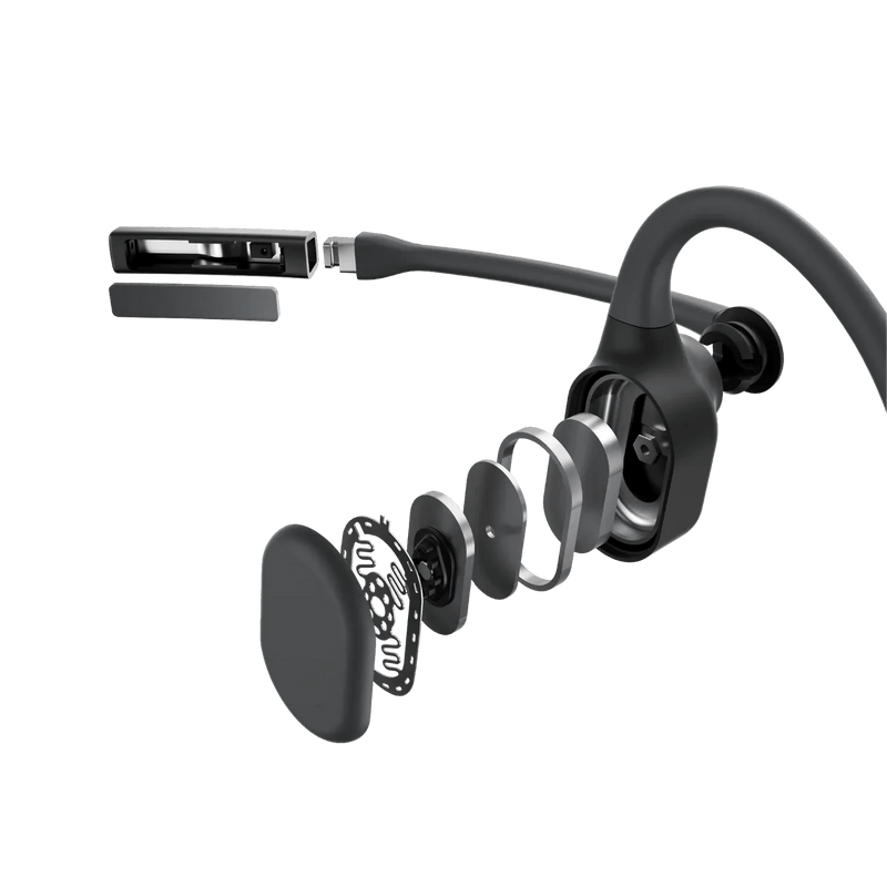 Shokz - OpenComm2 2025 Black Bluetooth Stereo Headset - SHO - C120 - AN - BK - CA - 326 Electronics