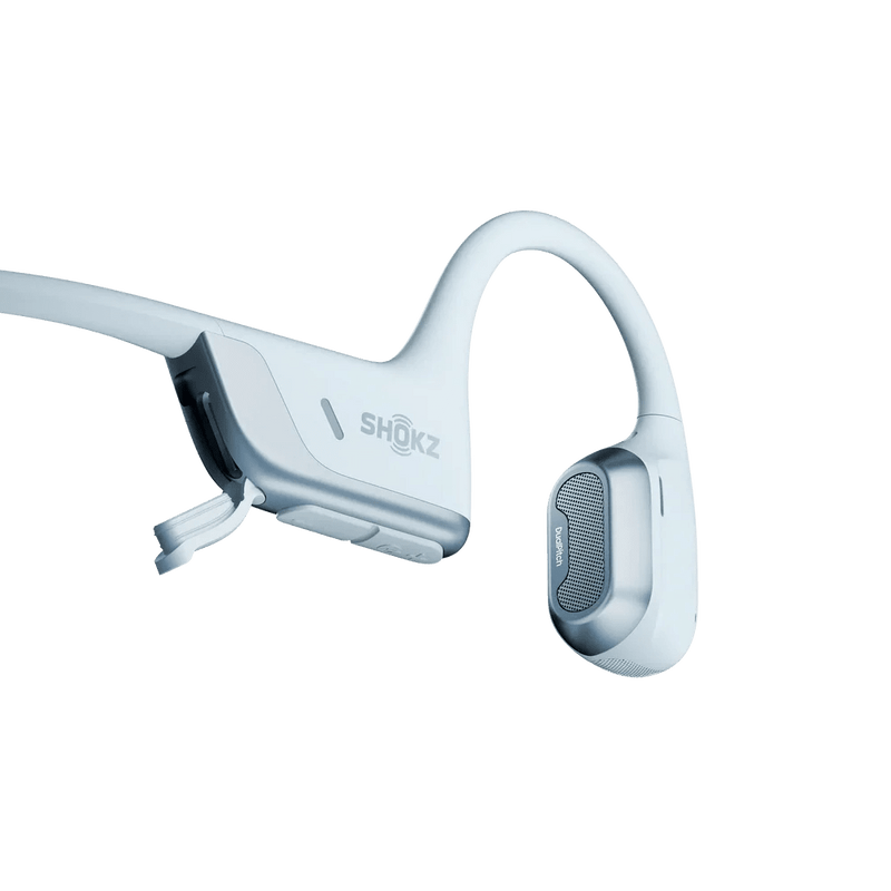 Shokz - OpenRun Pro 2 - Blue - Bluetooth Headset Noise Cancelling Mic Premium Bone Conduction - Dual Drivers Enhanced Bass - 3D Audio Water Resistant IP55 - 12Hr Battery Life Electronics