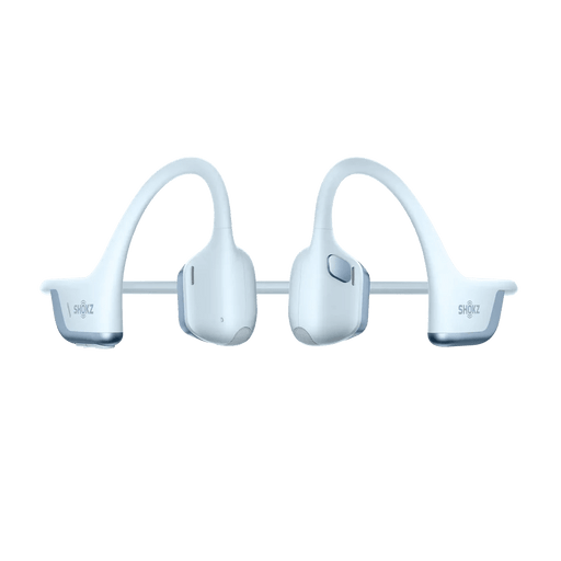 Shokz - OpenRun Pro 2 - Blue - Bluetooth Headset Noise Cancelling Mic Premium Bone Conduction - Dual Drivers Enhanced Bass - 3D Audio Water Resistant IP55 - 12Hr Battery Life Electronics