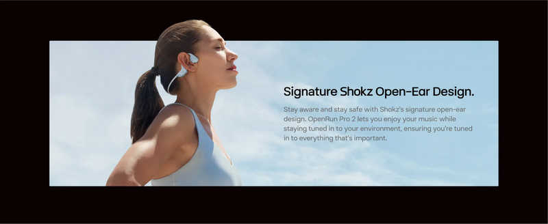 Shokz - OpenRun Pro 2 - Blue - Bluetooth Headset Noise Cancelling Mic Premium Bone Conduction - Dual Drivers Enhanced Bass - 3D Audio Water Resistant IP55 - 12Hr Battery Life Electronics