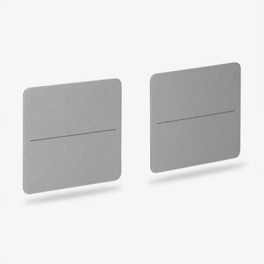SideTrak - Swivel Metal Plates (2 Pack) for Attachment on Laptops Compatible with 12.5 & 14in Portable Monitors - Dark Gray Electronics