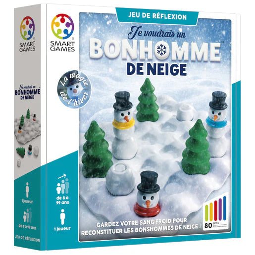 Smart Games - JE VOUDRAIS UN BONHOMME DE NEIGE Games & Toys