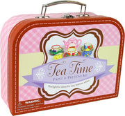 SpiceBox Tea Time miniature tea set and art supplies