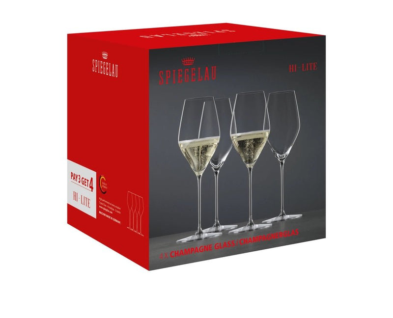 Spiegelau - HI - LITE - HI - LITE CHAMPAGNE S/4 Home & Kitchen