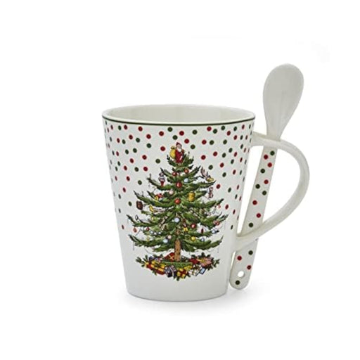 Spode - Polka Dot Mug & Spoon NET 140 oz