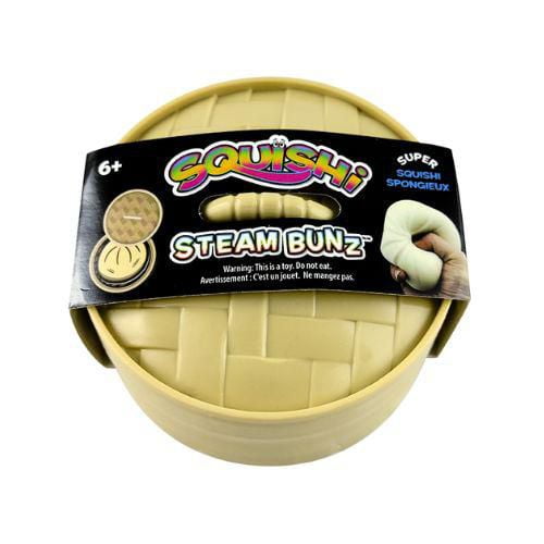 Squishi Steam Bunz squishy bun toy in steamer case