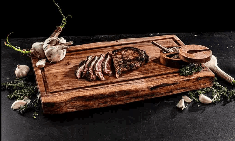 Style de Vie - Forged Acacia Cutting Board - Medium | 17.7 x 11.8 x 1.4 in / 45 x 30 x 3.5 cm - view 2
