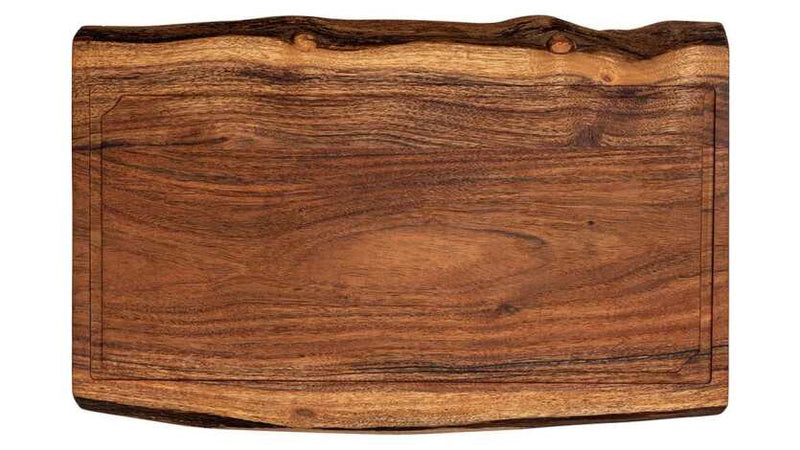 Style de Vie - Forged Acacia Cutting Board - Large | 21.7 x 13.8 x 1.4 in / 55 x 35 x 3.5 cm