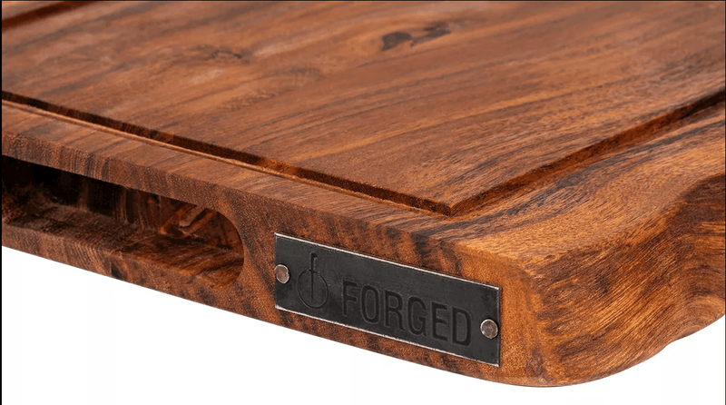 Style de Vie - Forged Acacia Cutting Board - Large | 21.7 x 13.8 x 1.4 in / 55 x 35 x 3.5 cm - view 3