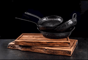 Style de Vie - Forged Acacia Cutting Board - Large | 21.7 x 13.8 x 1.4 in / 55 x 35 x 3.5 cm - view 6