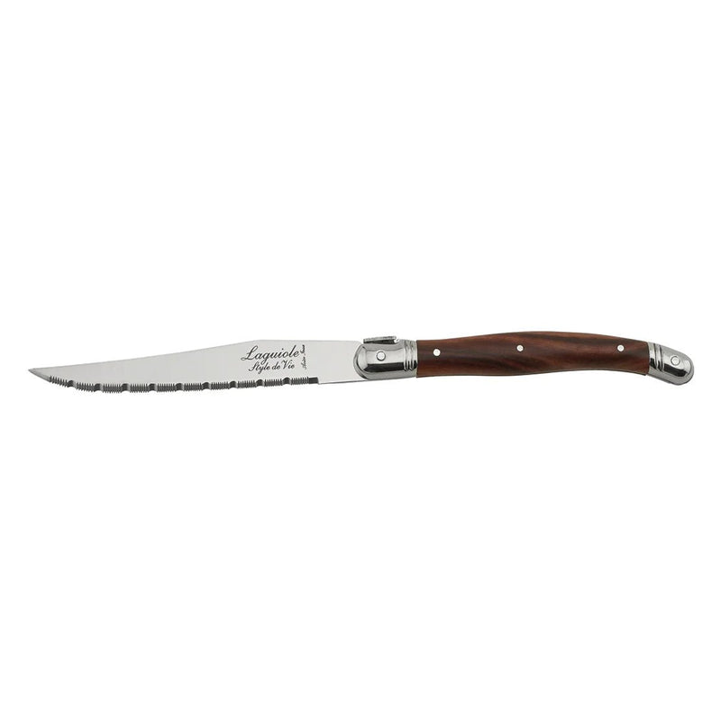 STYLE DE VIE - AUTHENTIC - LAGUIOLE Premium Collection - Steak Knives, Home & Kitchen Pearl