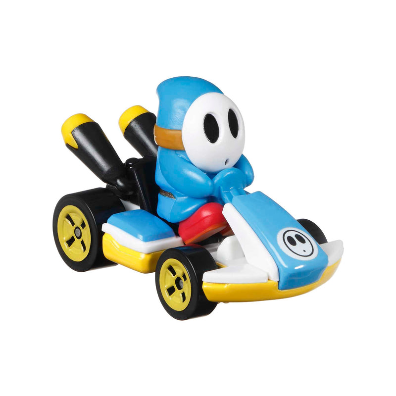 Hot Wheels - Mario Kart 1:64 Scale Die-Cast Vehicle - Blue Shy Guy