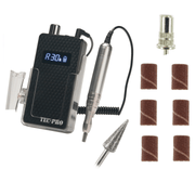 Medicool - Tec-Pro Rechargeable Electric Nail File | 30,000 RPM – Black Tec-Pro filing system and accessories