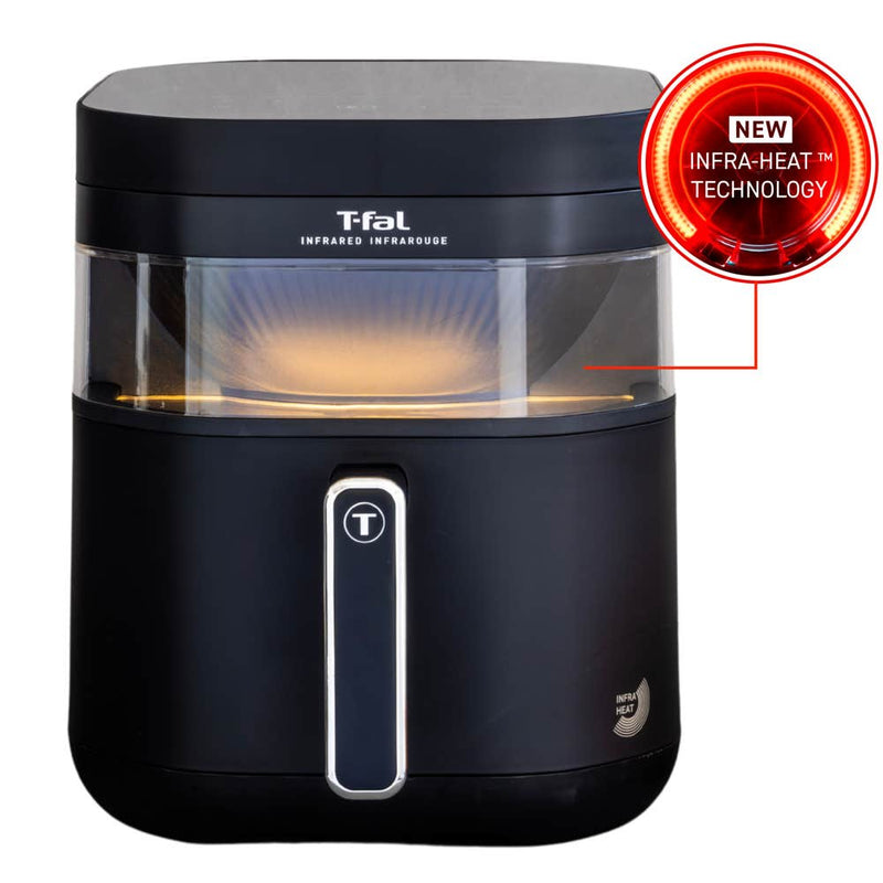 T-fal - Infrared 2.0 Air Fryer - 7 L - Black