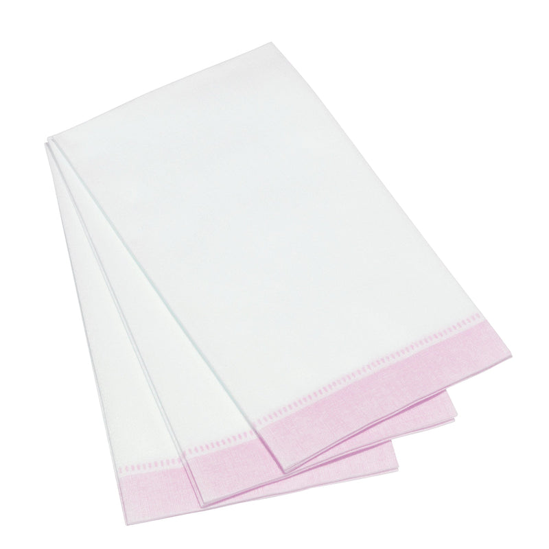 The Napkins - Carlstitch Eco Guest Towel Rose 15pc Home & Kitchen