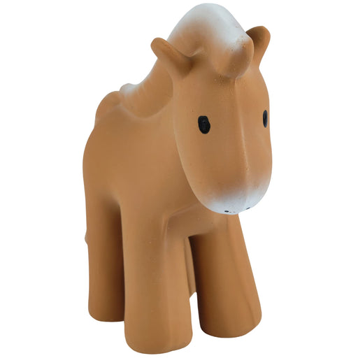 TIKIRI - HORSE NATURAL RUBBER TOY 5"H Mother & Baby
