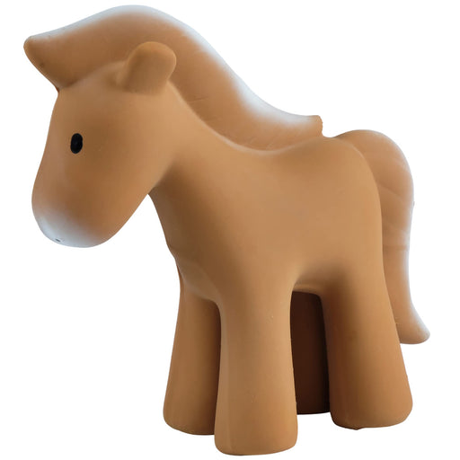 TIKIRI - HORSE NATURAL RUBBER TOY 5"H Mother & Baby