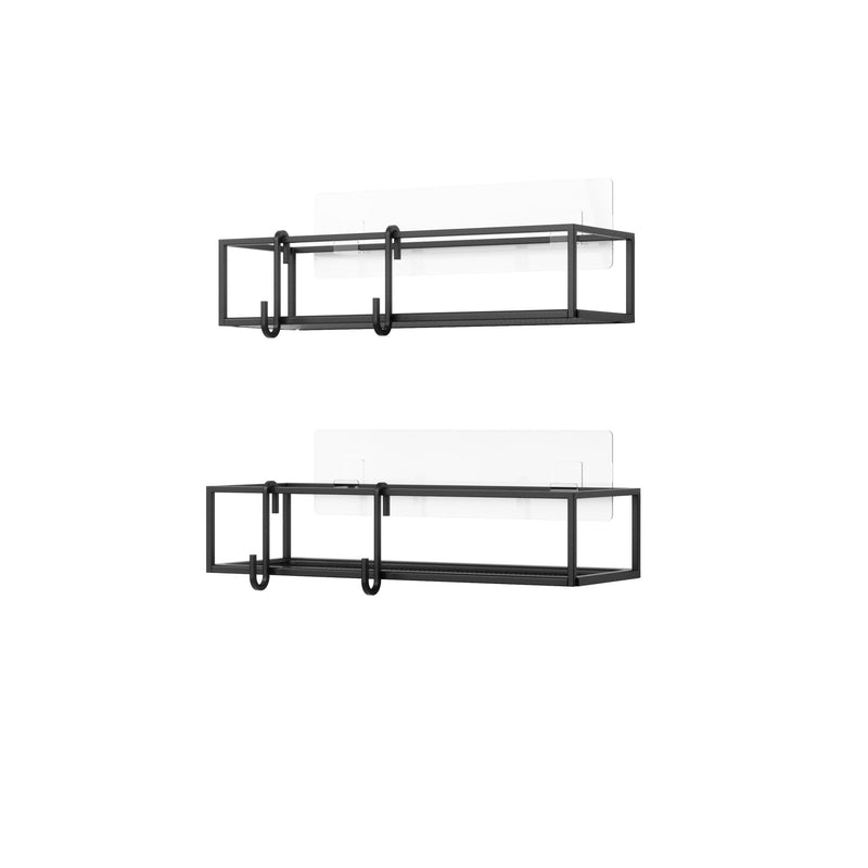 Cubiko Adhesive Shower Bins, Set of 2 - image 5