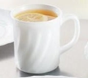 Luminarc – Trianon White Mug Set – 290 mL – 6 Pieces – product view