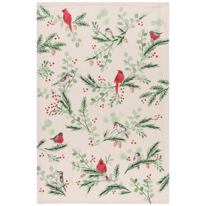 Danica - Forest Birds Christmas Dishtowel