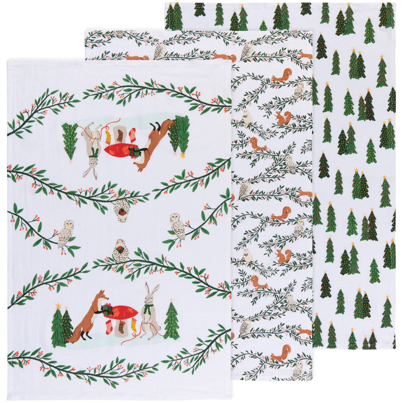 Danica Jubilee - Forest Fete Floursack Dishtowels Set of 2