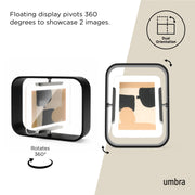 UMBRA - Bellwood Picture Frame Collection | Classic Wooden Photo Frames for Home Home & Kitchen Black 4x6