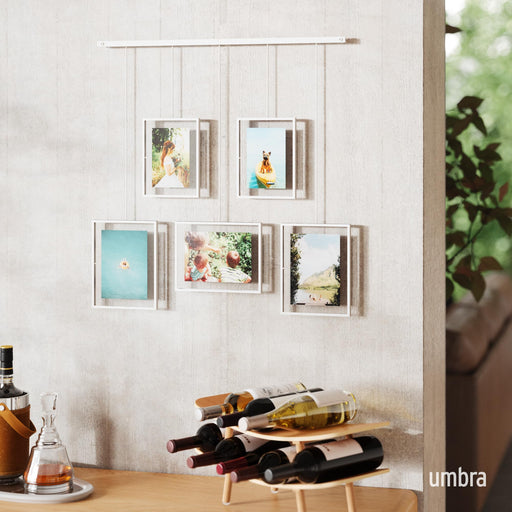 UMBRA - Exhibit Wall Picture Frames - Set of 5 Home & Kitchen White