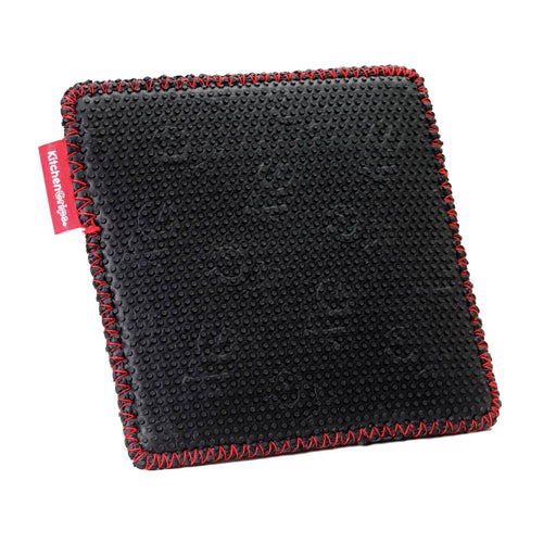 Kitchen Grips black square FLXaPrene trivet, 18 cm / 7 in