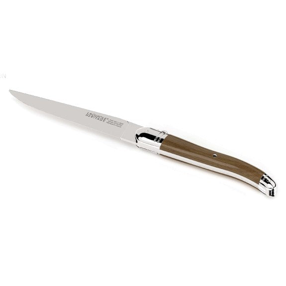 Laguiole - Premium Steak Knife Dark Wood Handle, Set of 6