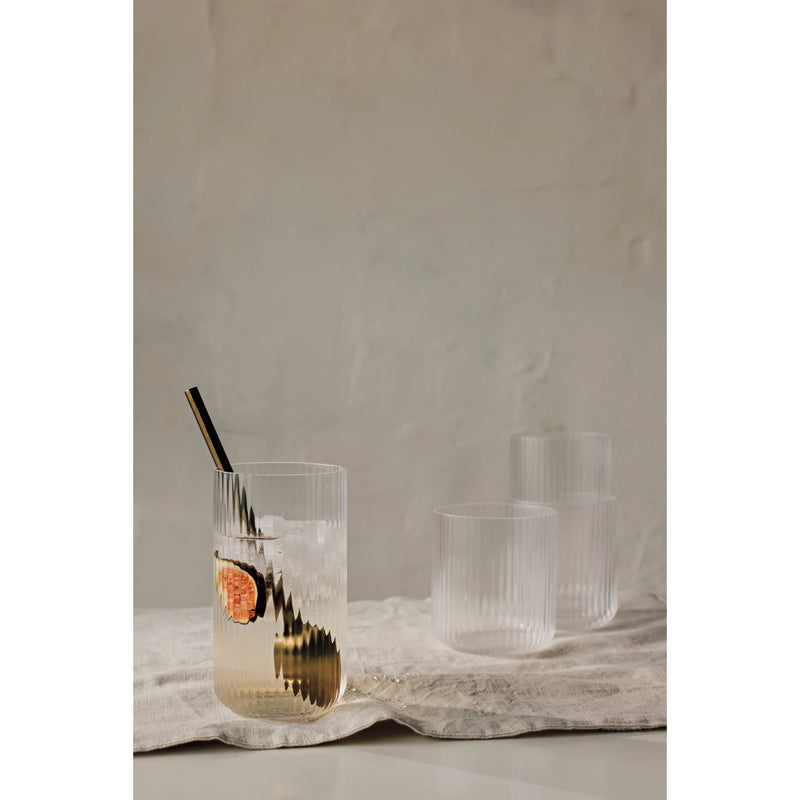 Héritage - Gobelet cannelé transparent 500 ml