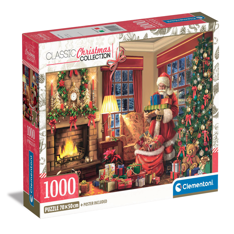 Clementoni - Santa's Visit Jigsaw Puzzle | 1,000 Pieces