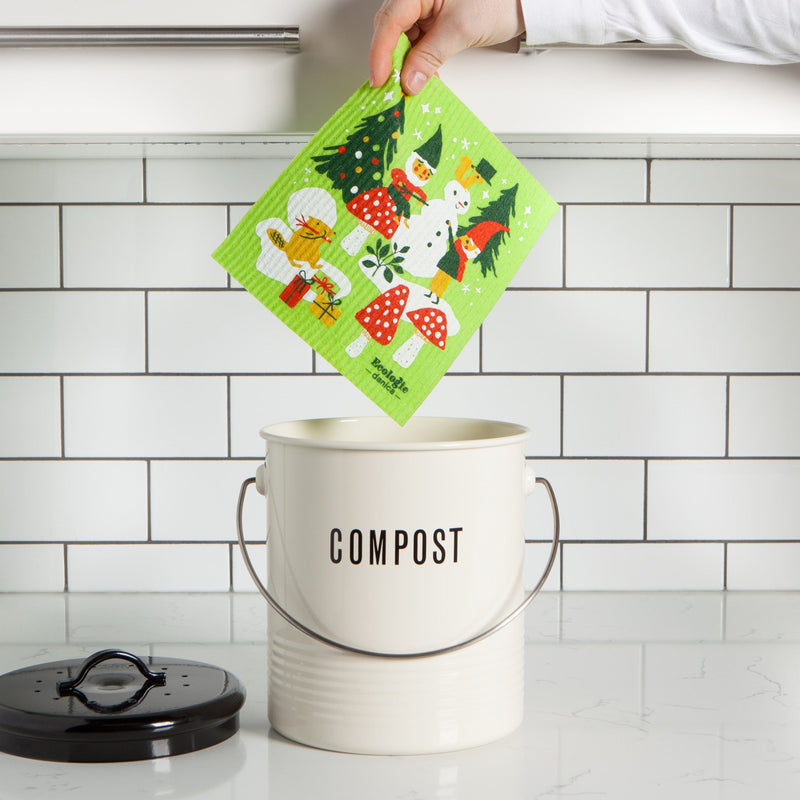 Danica - Gnome for Holidays Swedish Dishcloth - lifestyle