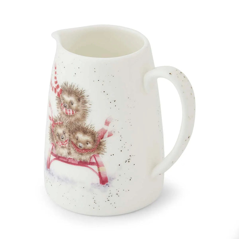 Royal Worcester - Wrendale Designs - POSY JUG (HEDGEHOGS)