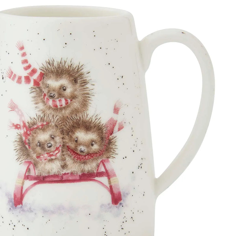 Royal Worcester - Wrendale Designs - POSY JUG (HEDGEHOGS)