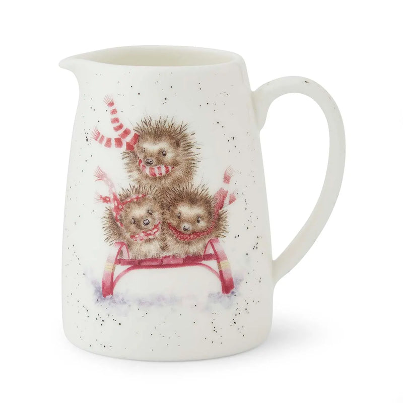Royal Worcester - Wrendale Designs - POSY JUG (HEDGEHOGS)