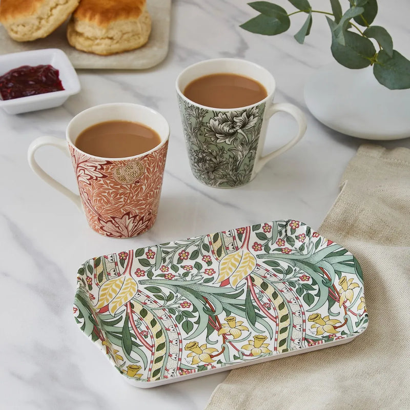 Spode - Morris & Co. - Mug & Tray Set | 6.5 oz / 192 mL