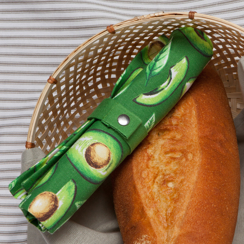 Danica - Avocados Roll Up Utensil Set of 5 - lifestyle