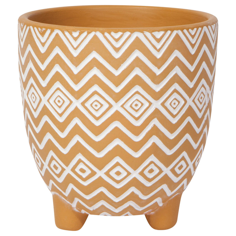 Danica - Saffron Spark Plant Pot Medium 4.5 inch