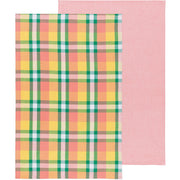 Danica - Recycled Cotton 2nd Spin Plaid Meadow Dishtowels S