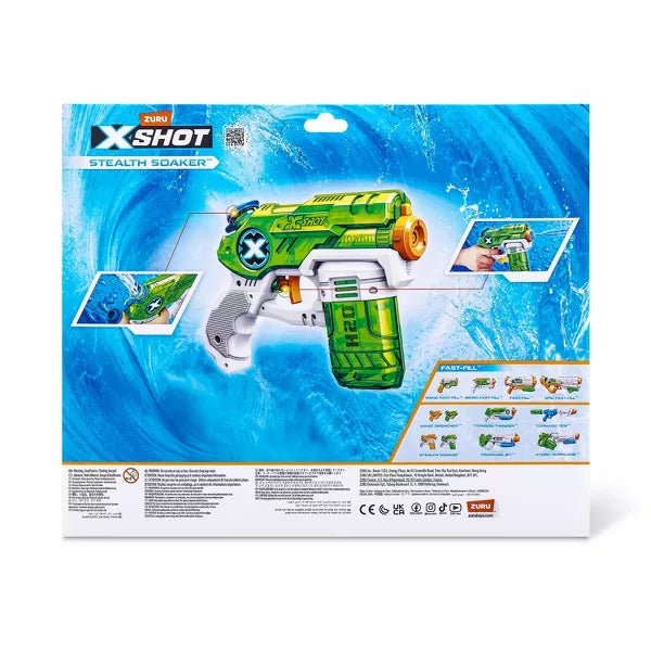 XShot - WATER WARFARE STEALTH SOAKER WATER BLASTER 4PK Toys & Games
